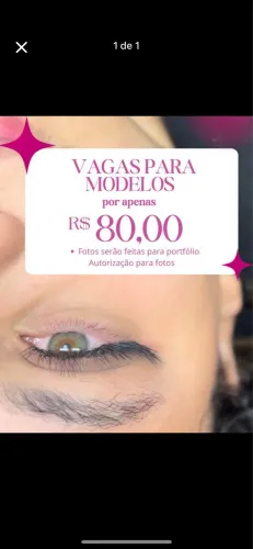 Modelo de Cílios 