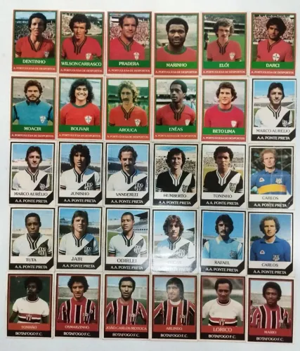 Futebol cards ping pong lote com 153 cards originais. Times variados!