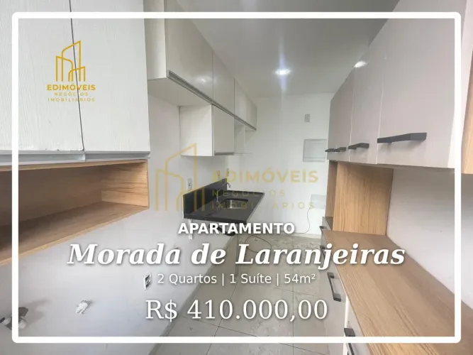 Incrível apartamento em Morada de Laranjeiras: 2 quartos e varanda iluminada!