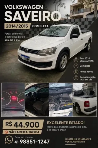 Volkswagen Saveiro Trendline 1.6 T.flex 8V 2015