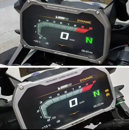 Moldura painel TFT motos BMW