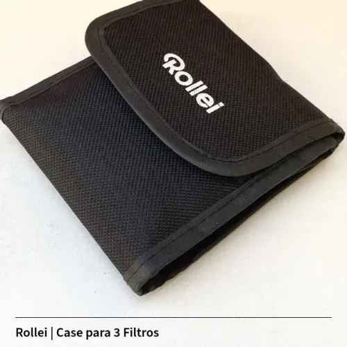 Estojo para 3 Filtros Rollei