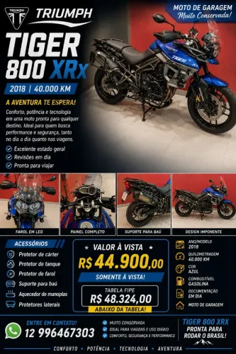 Triumph Tiger 800 xrx 2018