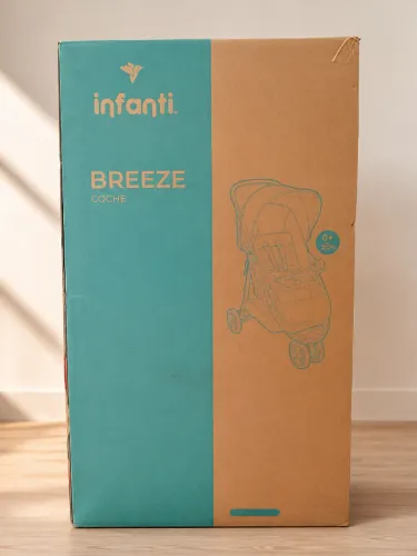 Lacrado - Carrinho de Bebê Infanti, Breeze, Cinza