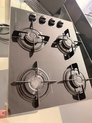 Cooktop Electrolux 4 Bocas a Gás - Vidro Temperado - KE4GP