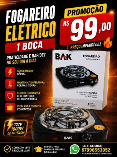 Fogão elétrico novo entrega grátis