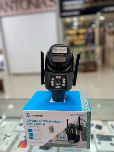 CÂMERA DE  SEGURANÇA LENTE DUPLA IP66