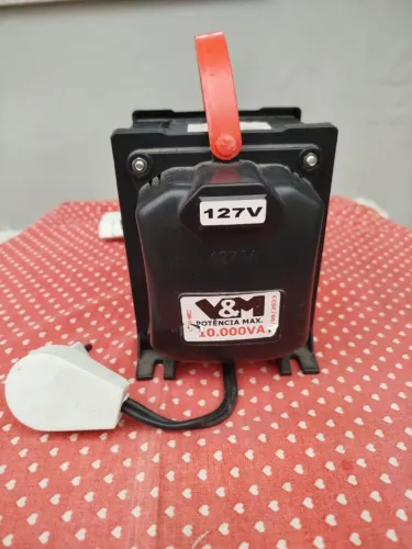 Autotransformador 10000VA VM Bivolt 220V para 110V 4000W Conectores Born Impecável NOVO