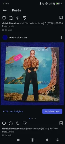 Vinil Elton John - Caribou (1974)