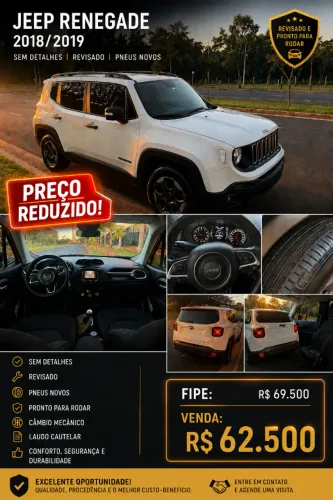 Jeep Renegade Sport 1.8 4X2 Flex 16V Mec. 2019