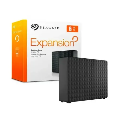HD Externo Seagate Expansion 6TB Desktop USB 2.0 - Semi-novo Alta Performance