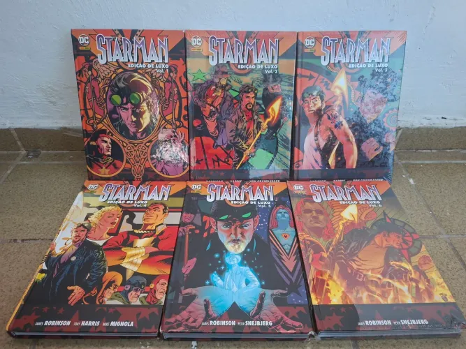 STARMAN Edição de Luxo (Panini) Completa Volumes 1 a 6