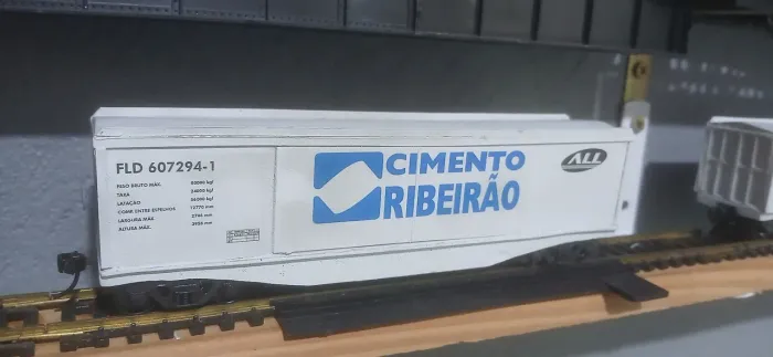 Vagão FLD Cimento  Ribeirão 