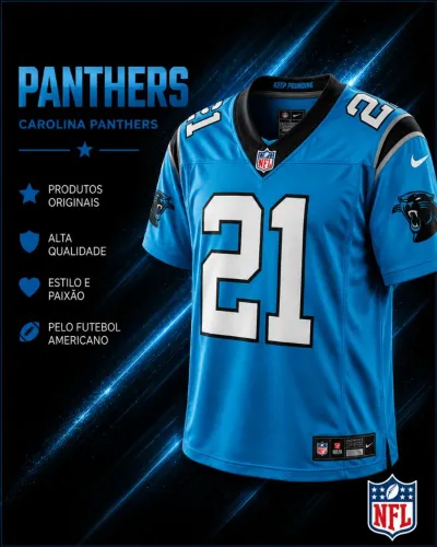 Carolina Panthers NFL Jersey Vapor FUSE ORIGINAL!