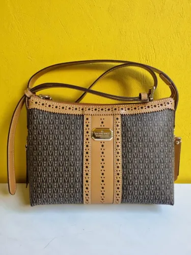 Bolsa Victor Hugo Original Monograma Canvas e Couro - Impecável (Estado de Nova!)
