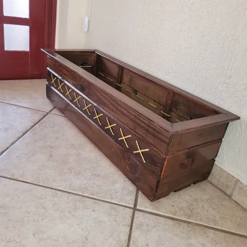 Cachepo em madeira