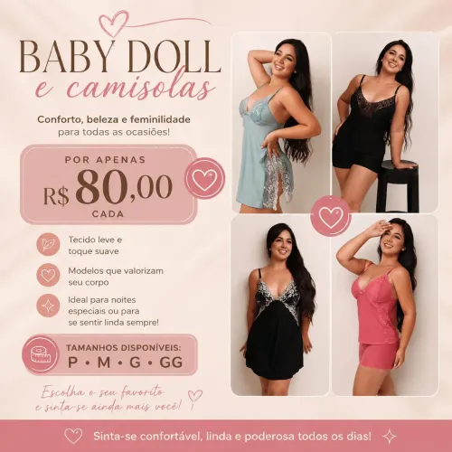 Baby Doll e camisolas