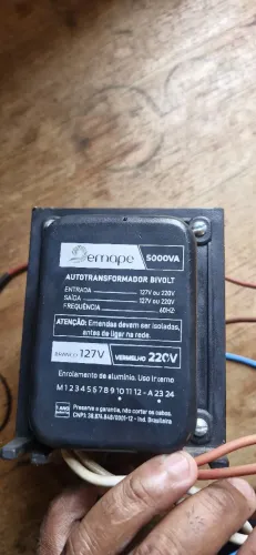 Trasnformador 110 /220 5.000 va