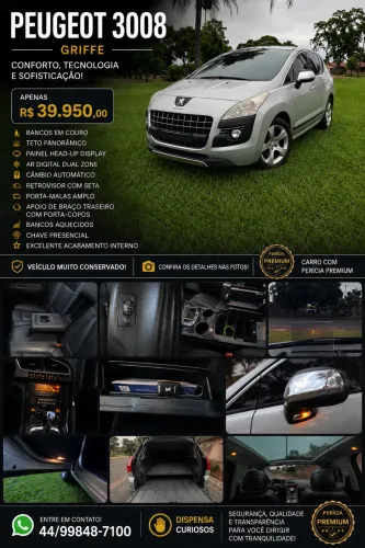 Peugeot 3008 Griffe 1.6 Turbo 16V 5P Aut. 2011