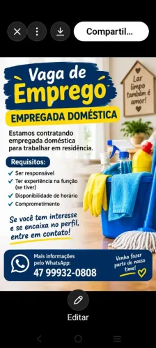 Doméstica mensalista