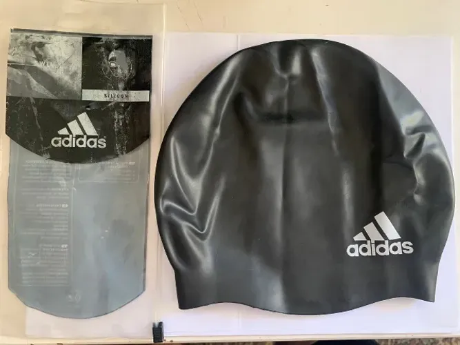 touca de silicone natação adidas preta unissex tamanho unico