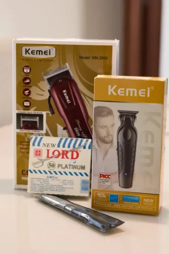 Kit maquinas de cabelo profissional ou pessoal