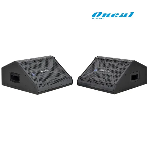 Par de Caixa de Som Retorno Monitor Ativo 10" Oneal Compacto Slim