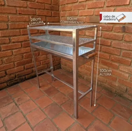 Churrasqueira Espetinho Profissional Reforçada