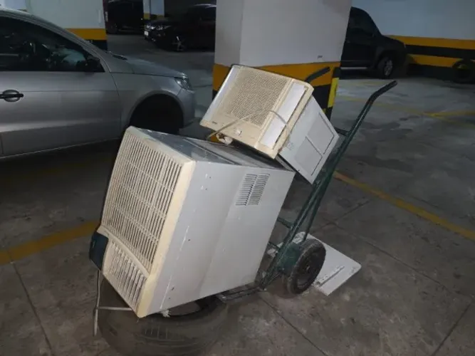 ar condicionado de janela 18.000 btus 220v springer e 7500 btus 127v