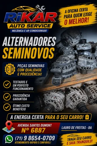 ALTERNADORES SEMINOVOS