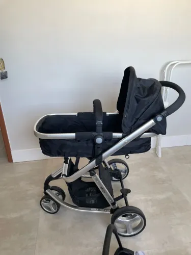 Carrinho de Bebê com Bebê Conforto Safety 1st TS Mobi Duo 3 Rodas