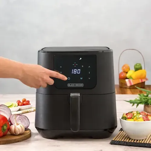 FRITADEIRA AIR FRYER ELÉTRICA SEM ÓLEO - 7L - Black and Decker (fazemos entrega)