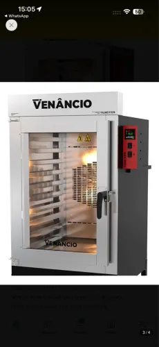 Forno turbo 10 esteira elétrico 380v trifásico