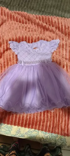 Vestido com forro . Para bebê .