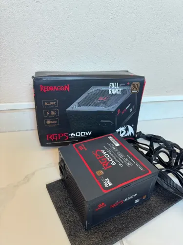 Fonte Redragon RGPS 600w 80 plus bronze