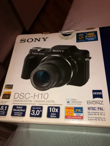 Máquina fotográfica Sony - bateria ruim 