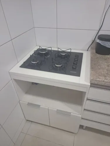 Balcão + Cooktop Itatiaia 4 Bocas