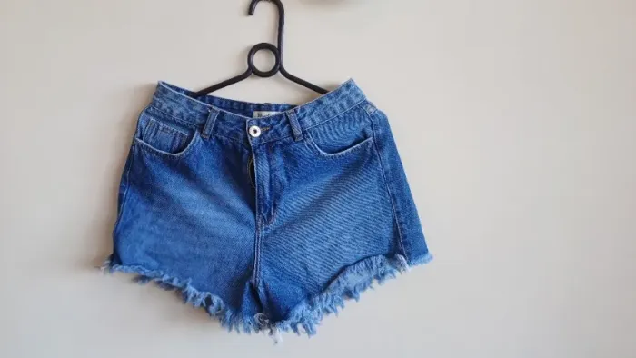 Short jeans feminino de cintura 42