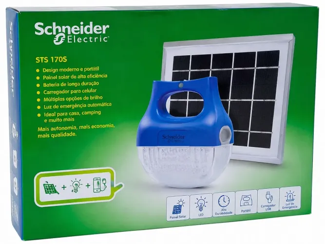 Luminária Solar Schneider Electric STS 170S - Nova