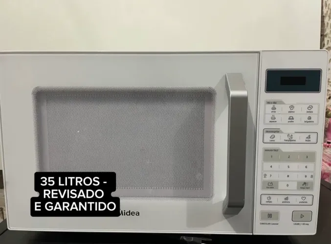 Micro-ondas Midea 35L Grande (Premium) - Revisado e Higienizado