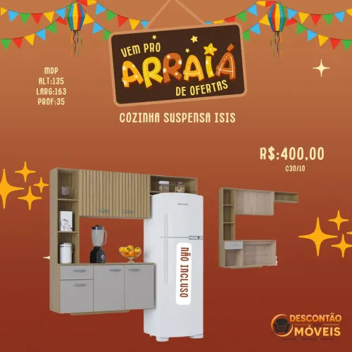 Cozinha Suspensa Isis