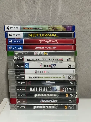 Lote de jogos ps3, ps4 e ps5
