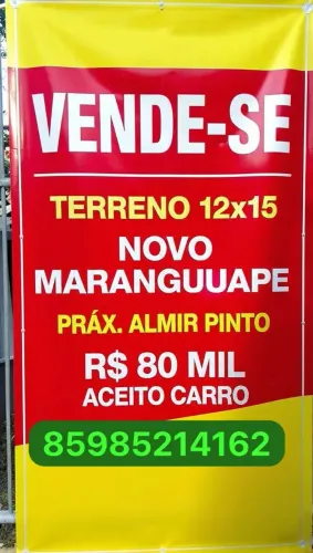 VENDO TERRENO 80 mil ou aceito carro