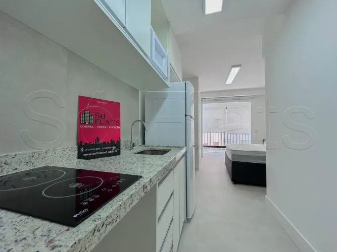 Residencial Pulse Higienópolis, studio disponível para locação contendo 24m² e 01 dormitór
