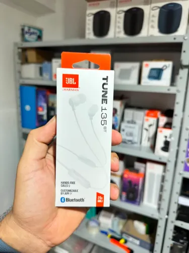 Fone JBL Tune 135 Bluetooth - Branco