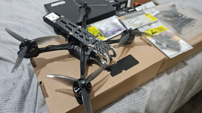DRONE FPV LONG RANGE - PROJETO EM ANDAMENTO + RÁDIO RADIOMASTER POCKET ELRS