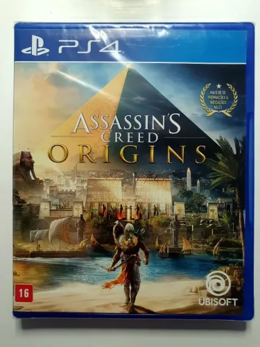 ASSASSINS CREED ORIGINS PS4 E PS5 EM PORTUGUÊS 100% ORIGINAL NOVO LACRADO