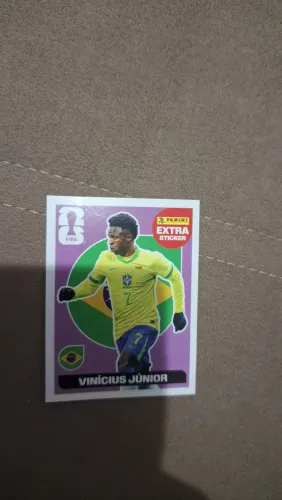 Figurinha extra Vinicius Junior copa do mundo 2026