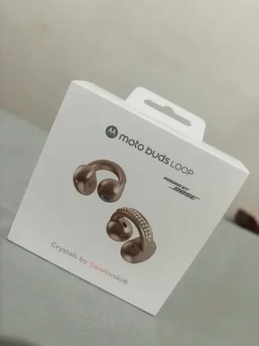 Moto Buds Loop Crystals by Swarovski | Sound by Bose | Novo e Lacrado
