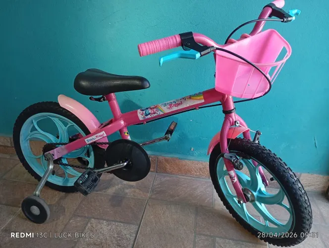 Bicicleta Caloi aro 16 Lilo e Angel